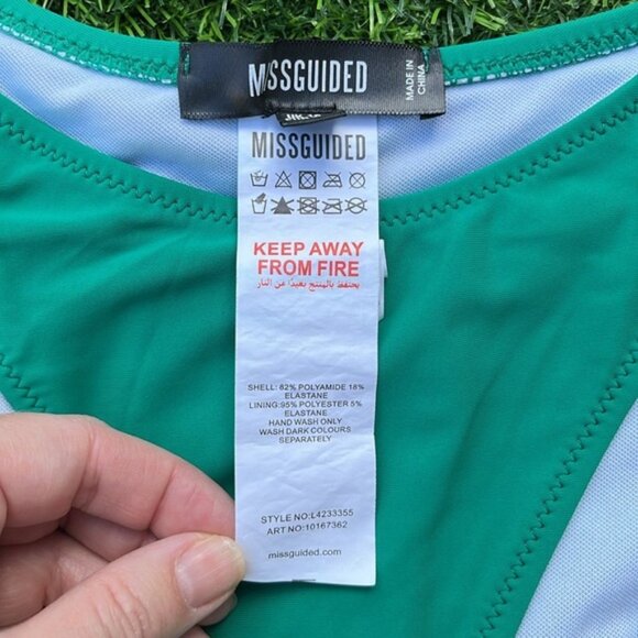 MISSGUIDED High Cut Bikini Bottom size 6 - Picture 5 of 6